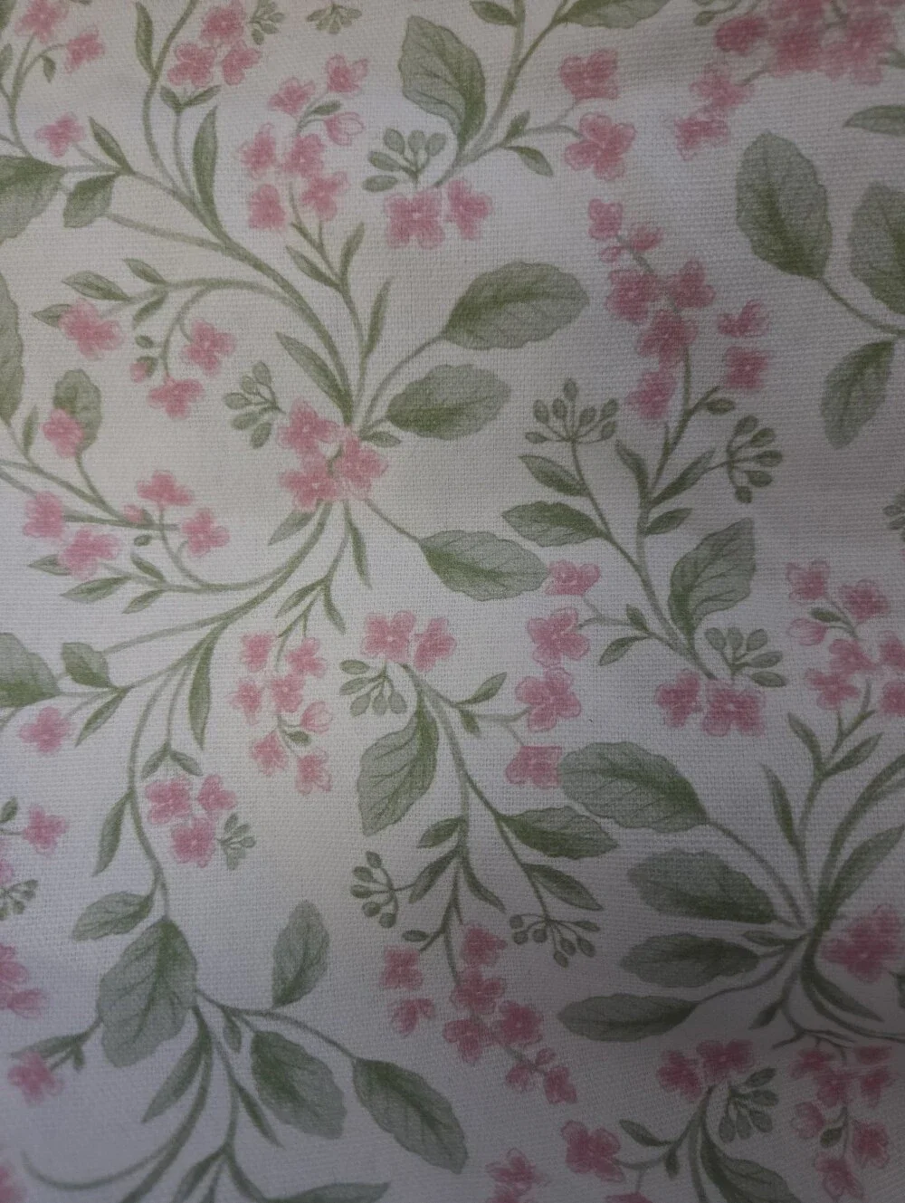 Martha Stewart - NEW Pink Floral and Green Gingham Reversible Table Runner 14x72